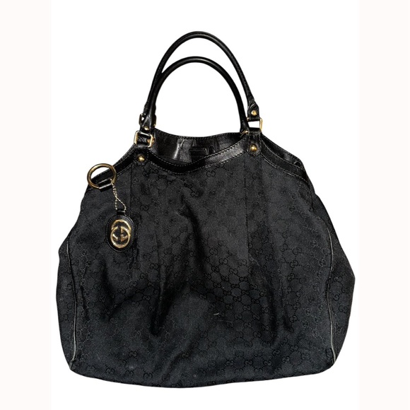 Authentic Vintage Largel Gucci hobo Bag - Picture 1 of 9